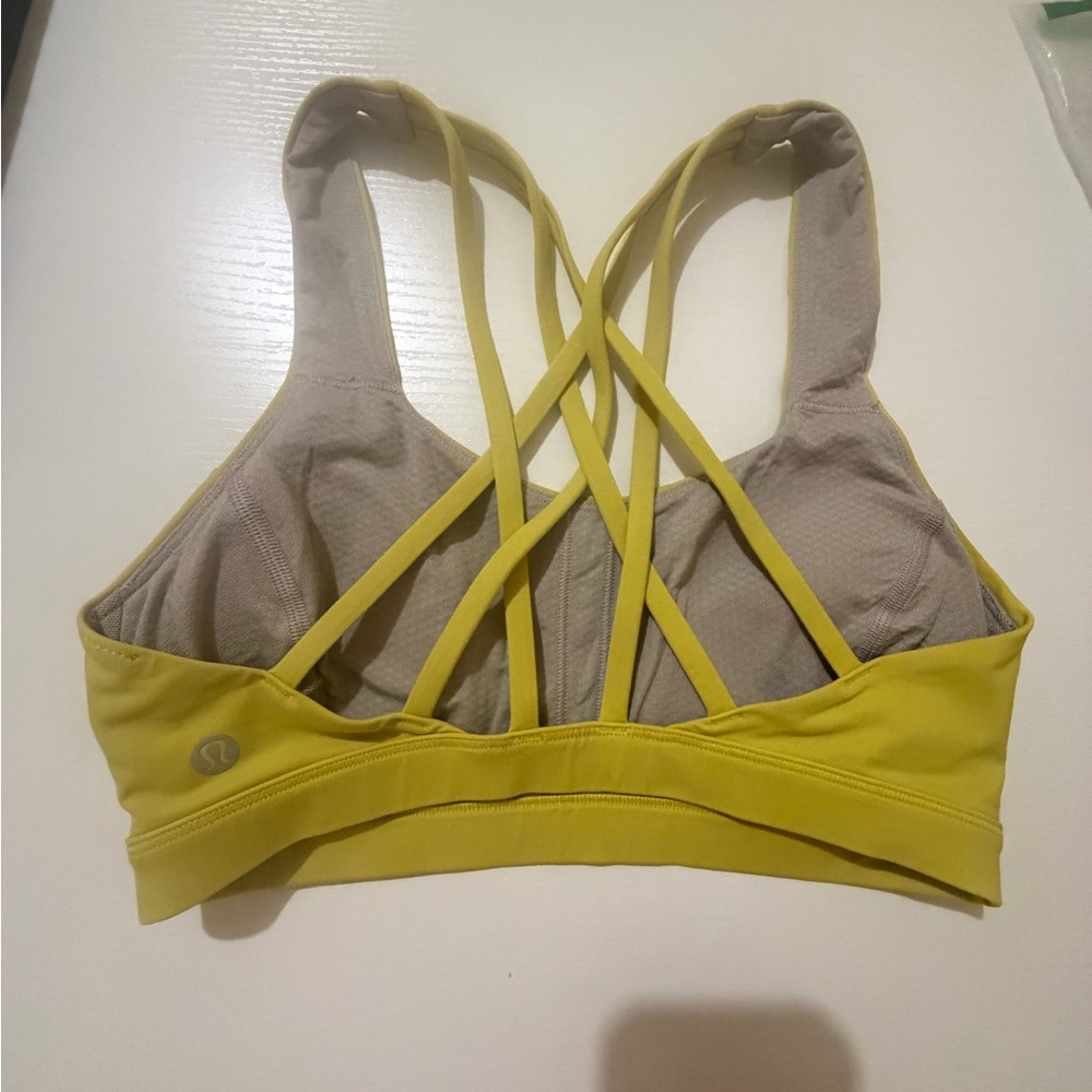 lululemon athletica Yellow Sports Bra
